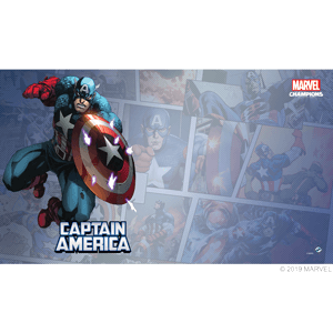 Marvel Champions LCG - Captain America Game Mat - Boardlandia