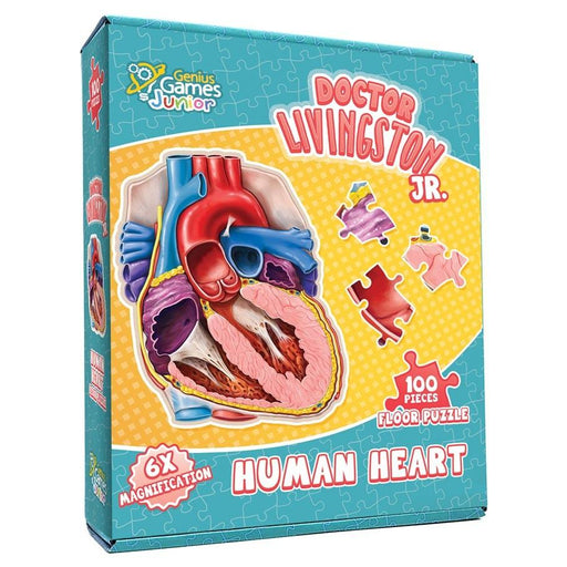 Puzzle - Dr Livingston - Human Heart 100pc - Boardlandia