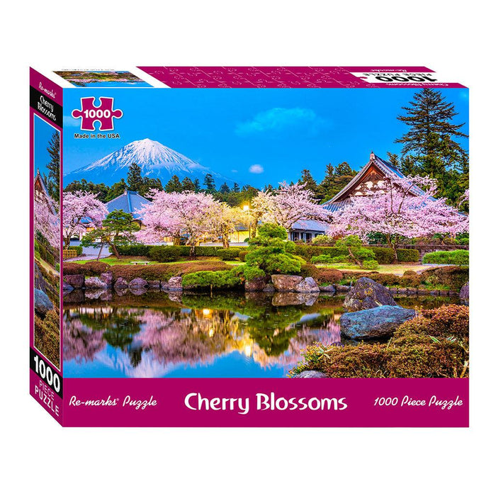 1000 Piece Cherry Blossoms Puzzle - Boardlandia