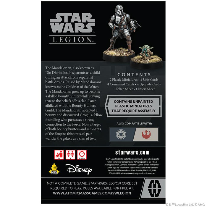 Star Wars - Legion -  Din Djarin & Grogu Operative Expansion - Boardlandia