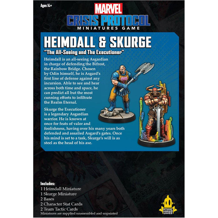Marvel Crisis Protocol -  Heimdall & Skurge Character Pack - Boardlandia