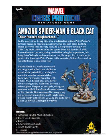 Marvel Crisis Protocol - Amazing Spider-Man and Black Cat - Boardlandia
