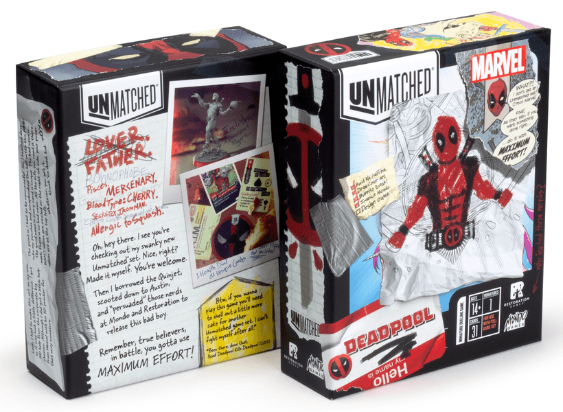 Unmatched - Deadpool - Boardlandia