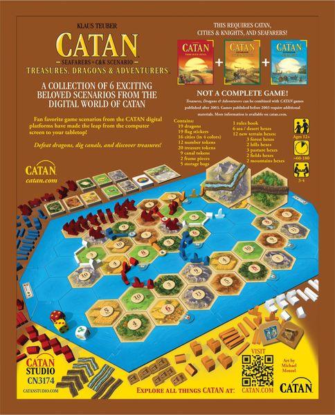 Catan - Treasures, Dragons, & Adventurers - Boardlandia