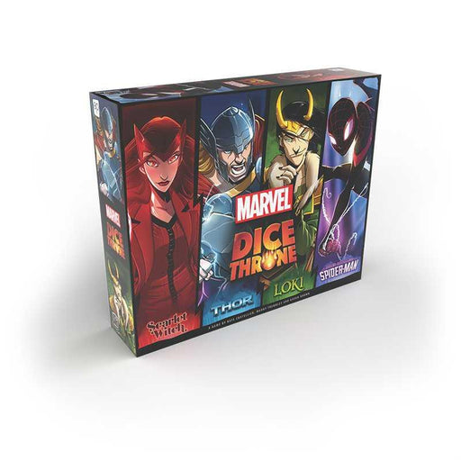 Dice Throne Marvel 2 - 4 Hero Box - Scarlet Witch, Thor, Loki, Spider-Man - Boardlandia