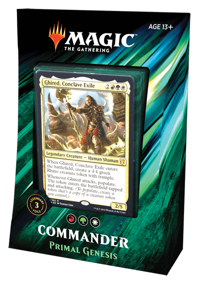 Magic the Gathering - Commander 2019 - Primal Genesis - Boardlandia