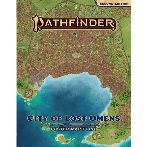 Pathfinder RPG (Second Edition) -  Absalom: City of Lost Omens - Poster Map Folio - Boardlandia