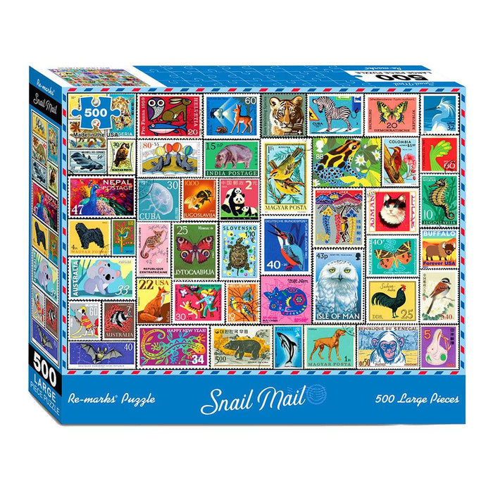 500 Piece Snail Mail Puzzle - Boardlandia