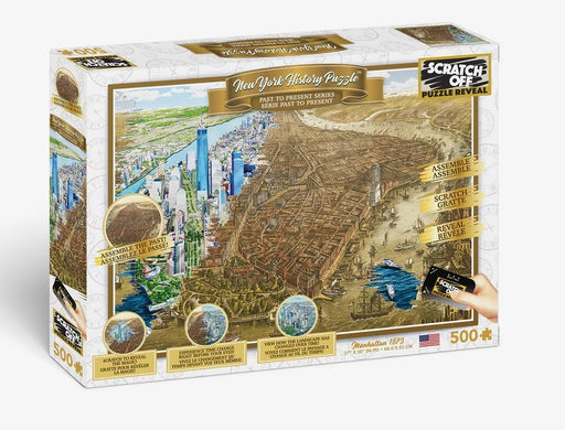 Scratch OFF - History Puzzle - New York City - Boardlandia