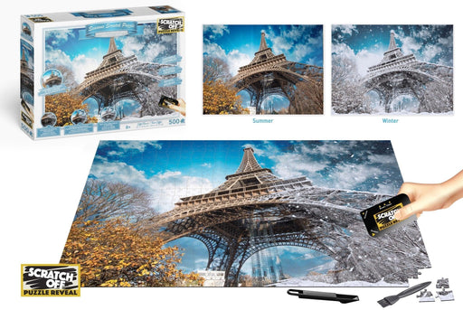 Scratch OFF - Season Puzzle - Eiffel Tower - Boardlandia