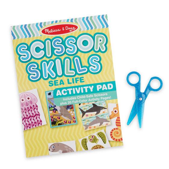 Scissor Skills Activity Pad - Sea Life - Boardlandia