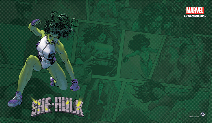 Marvel Champions LCG - She-Hulk Game Mat - Boardlandia