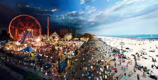 Stephen Wilkes Puzzle Coney Island, Day to Night - Boardlandia