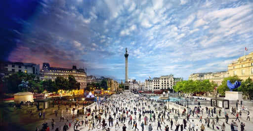 Stephen Wilkes Trafalger Square, London, Day to Night - Boardlandia