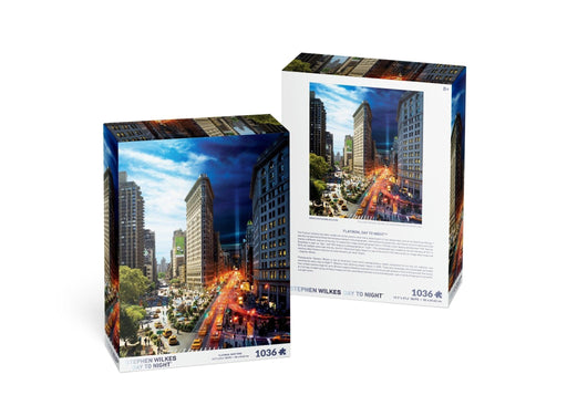 Stephen Wilkes Puzzle Flatiron, NYC, Day to Night - Boardlandia