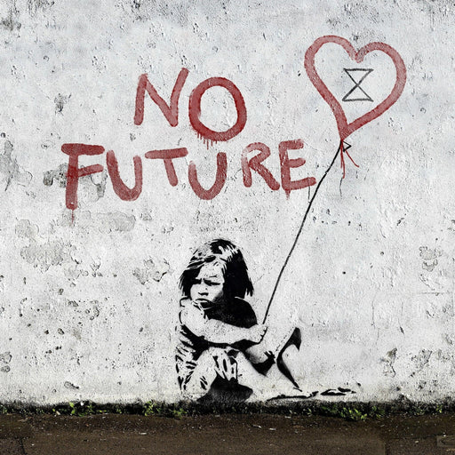 Urban Art Graffiti - Banksy No Future - Boardlandia