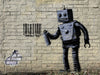 Urban Art Graffiti - Banksy Tagging Robot - Boardlandia