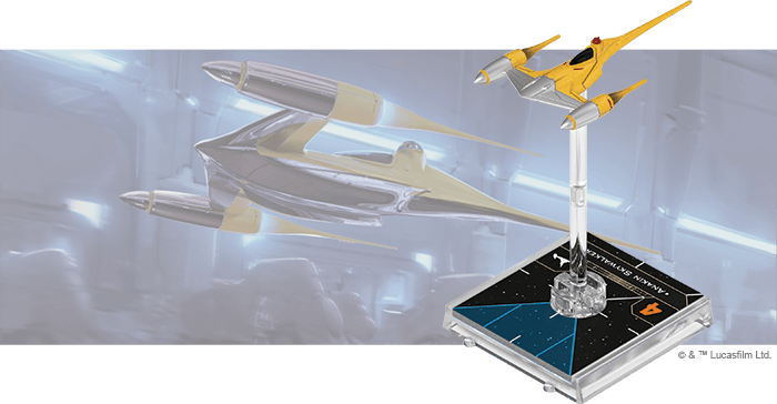 Star Wars X-Wing: 2nd Edition - Naboo Royal N-1 Starfighter Expansion Pack - Boardlandia