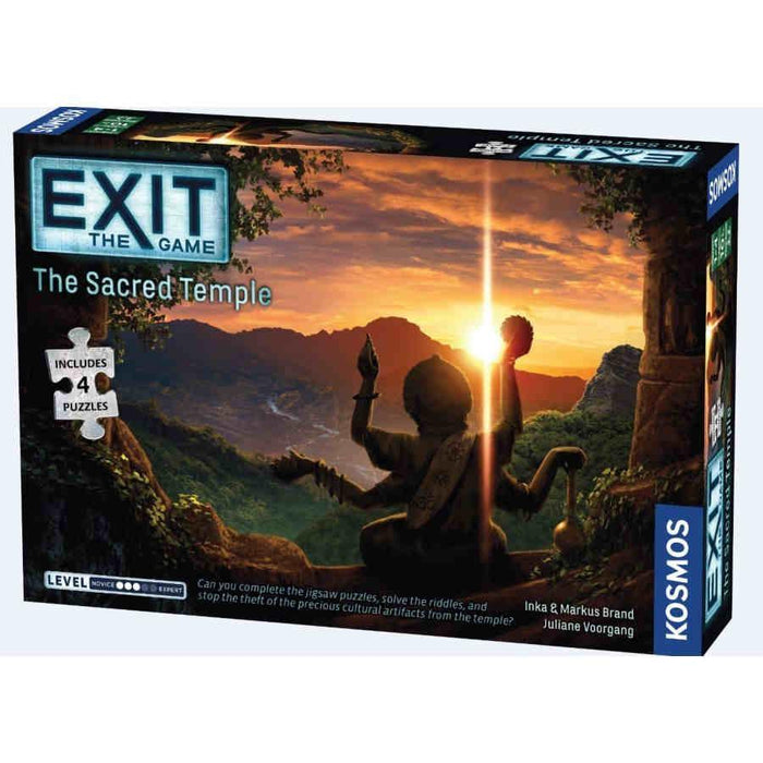 Exit The Game - The Sacred Temple (With Puzzle) - Boardlandia