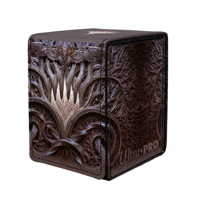 Ultra Pro - Magic the Gathering - Alcove Flip Deck Box - Kaldheim Planeswalker Symbol - Boardlandia