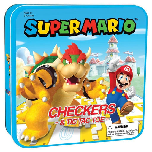 Super Mario Checkers and Tic-Tac-Toe - Boardlandia