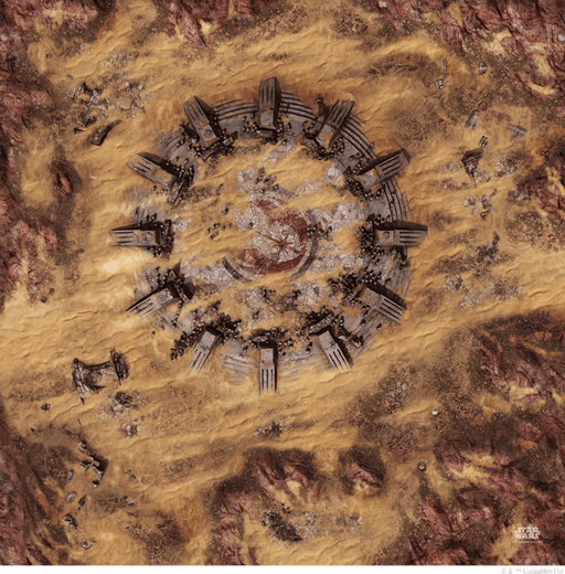 Star Wars: Legion - Desert Ruins Gamemat - Boardlandia