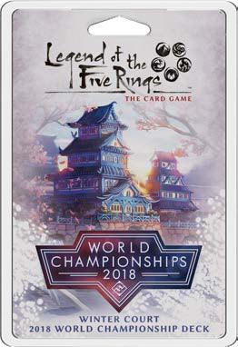 Legend of the Five Rings LCG: Winter Court 2018 World Championship Deck - Boardlandia
