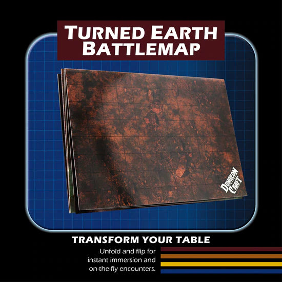 Dungeon Craft - Battle Map - Turned Earth - Boardlandia