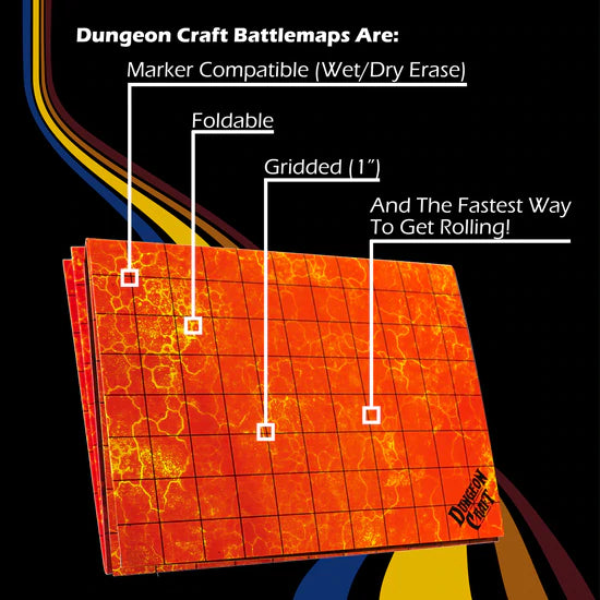 Dungeon Craft - Battle Map - Hell - Boardlandia