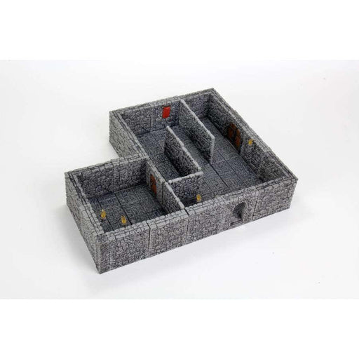 Warlock Tiles: Dungeon Tiles 2 - Full Height Stone Walls Expansion - Boardlandia