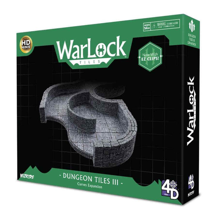 Warlock Tiles - Dungeon Tiles III - Curves Expansion - Boardlandia