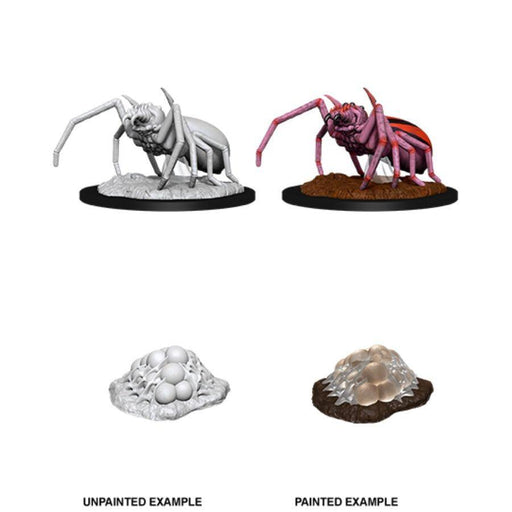 Dungeons & Dragons: Nolzur's Marvelous Unpainted Miniatures - W12 Giant Spider & Egg Clutch - Boardlandia