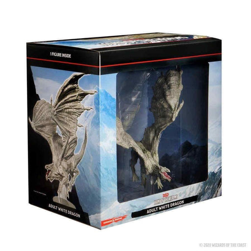 Dungeons & Dragons Miniatures: Icons of the Realms - Adult White Dragon Premium Figurine - Boardlandia