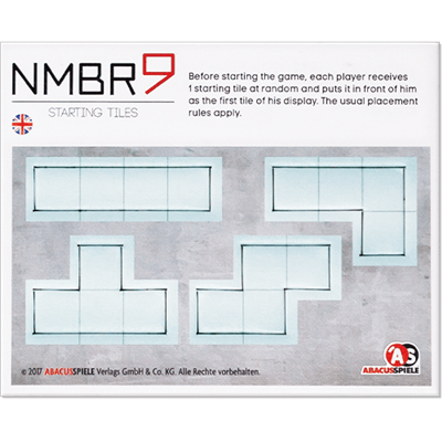 NMBR 9: Starting Tiles Mini Expansion - Boardlandia