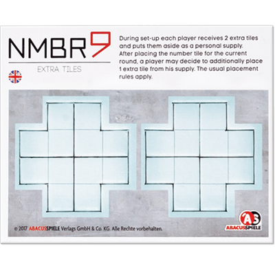 NMBR 9: Extra Tiles Mini Expansion - Boardlandia